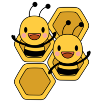 Honey Bee Filled Clipart png