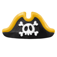cappello pirata, acquerello clipart