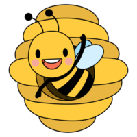 mit Honigbienen gefüllte Cliparts png