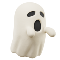 illustration d'halloween icône fantôme 3d png