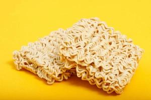 Instant noodles are food that can be stored for a long time. photo