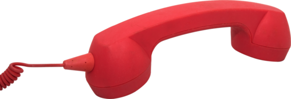 rood telefoon dringend telefoontje voor u geïsoleerd png