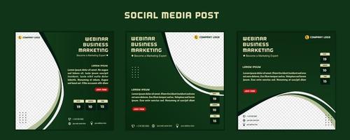 Social media post template modern design, for digital marketing online or poster marketing template vector