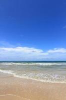 beach and beautiful tropical sea photo