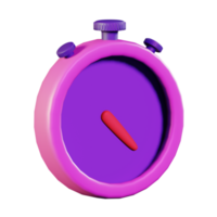 stopwatch icon 3d design colorfull png