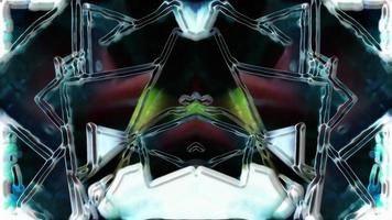 Digital Render Abstract Symmetric Kaleodiscope Pattern photo