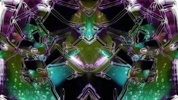 Digital Render Abstract Symmetric Kaleodiscope Pattern photo