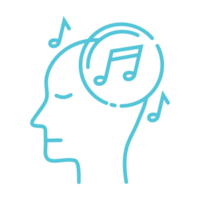 head icon for mental health and emotion symbol png