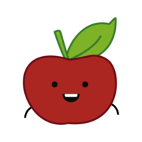 red apple cartoon png