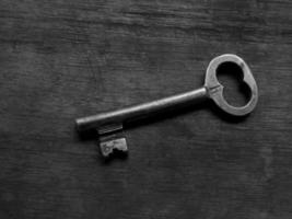 photo of an old key