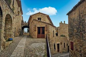 The spanish, medieval town Pals photo