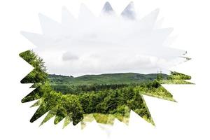 Digital Illustration Landscape Background photo