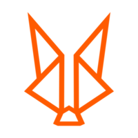 cabeça de animal selvagem para design de símbolo de logotipo png
