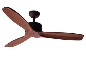 Electric ceiling fan isolated. photo