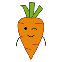 carrot cartoon character png