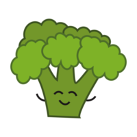 ilustração de personagens de brócolis png