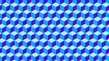 Modern and futuristic geometric hex cube background pattern. photo