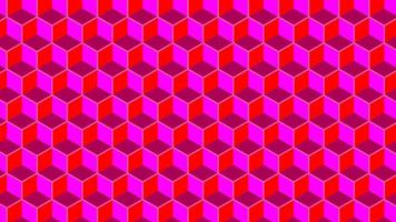 Modern and futuristic geometric hex cube background pattern. photo
