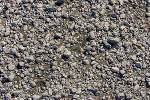 gravel texture background top view photo