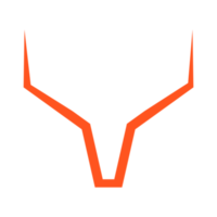cabeza de animal salvaje para el diseño del símbolo del logotipo png