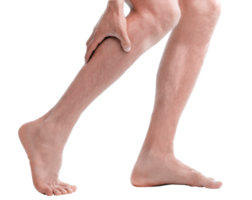 male ankle pain png