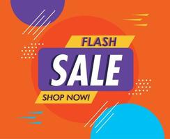 flash sale lettering vector