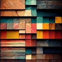 abstract background of multi-colored rounded shapes photo