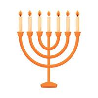 folden chandelier with candles vector