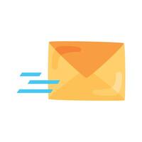 envelope mail send quickly vector