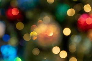 multicolored glowing bokeh background. Abstract bright led light backgdrop. Defocused image. photo