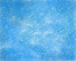 Watercolor background, winter blue and snowing, Christmas festival background concept, hand drawn illustration. photo