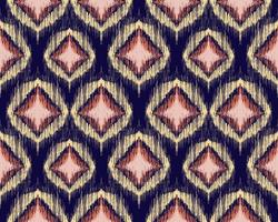 fabric ikat seamless pattern geometric ethnic traditional embroidery style.Design for background,carpet,mat,wallpaper,clothing,illustration. photo