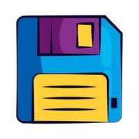 floppy disk retro vector