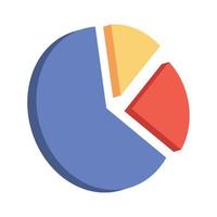 statistics pie infographic vector