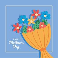 mothers day frame vector