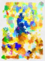 Illustration style background image abstract pattern various vibrant colors watercolor style illustration impressionist painting. photo