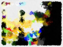 estilo de ilustración imagen de fondo patrón abstracto varios colores vibrantes ilustración estilo acuarela pintura impresionista. foto