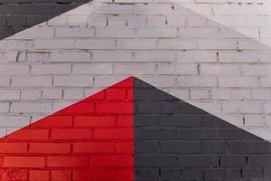 fondo abstracto de pared de ladrillo multicolor. diseño exterior
