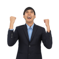 Handsome asian business man cutout, Png file