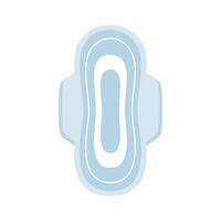 sanitary napkin with wings vector