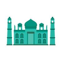 mezquita india taj mahal vector