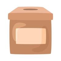 carton election urn vector