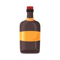 bottle of alcohol drink vector