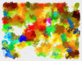 Illustration style background image abstract pattern various vibrant colors watercolor style illustration impressionist painting. photo