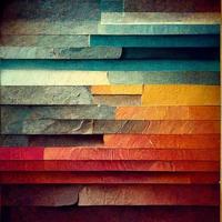 abstract background with paper cut shapes photo