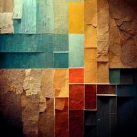 abstract background with paper cut shapes photo