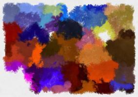 Illustration style background image abstract pattern various vibrant colors watercolor style illustration impressionist painting. photo