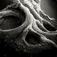 escala de serpiente textura monocromo perfecta foto
