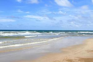 beach and beautiful tropical sea photo