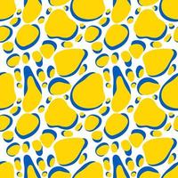 interminable patrón ucraniano para el diseño de impresión. estampado textil. patrón amarillo y azul. foto